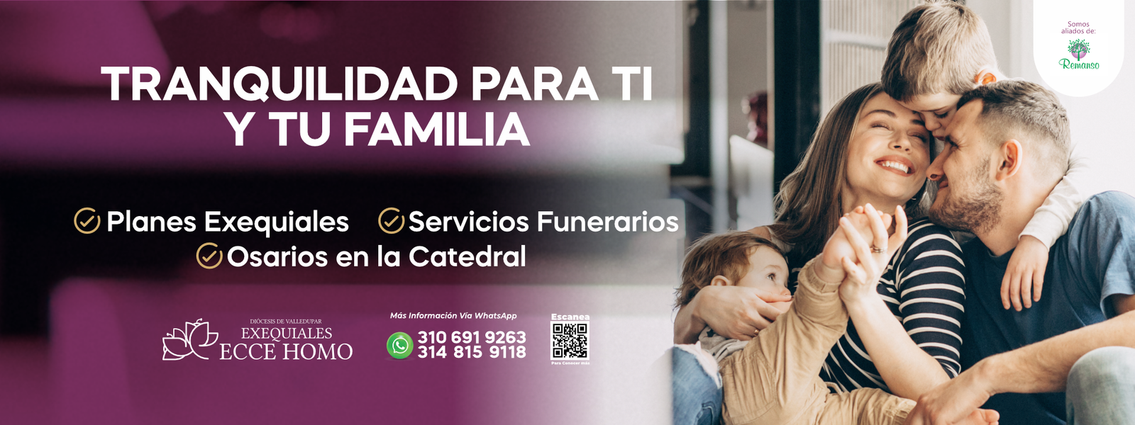 Información sobre exequiales de la Diócesis de Valledupar